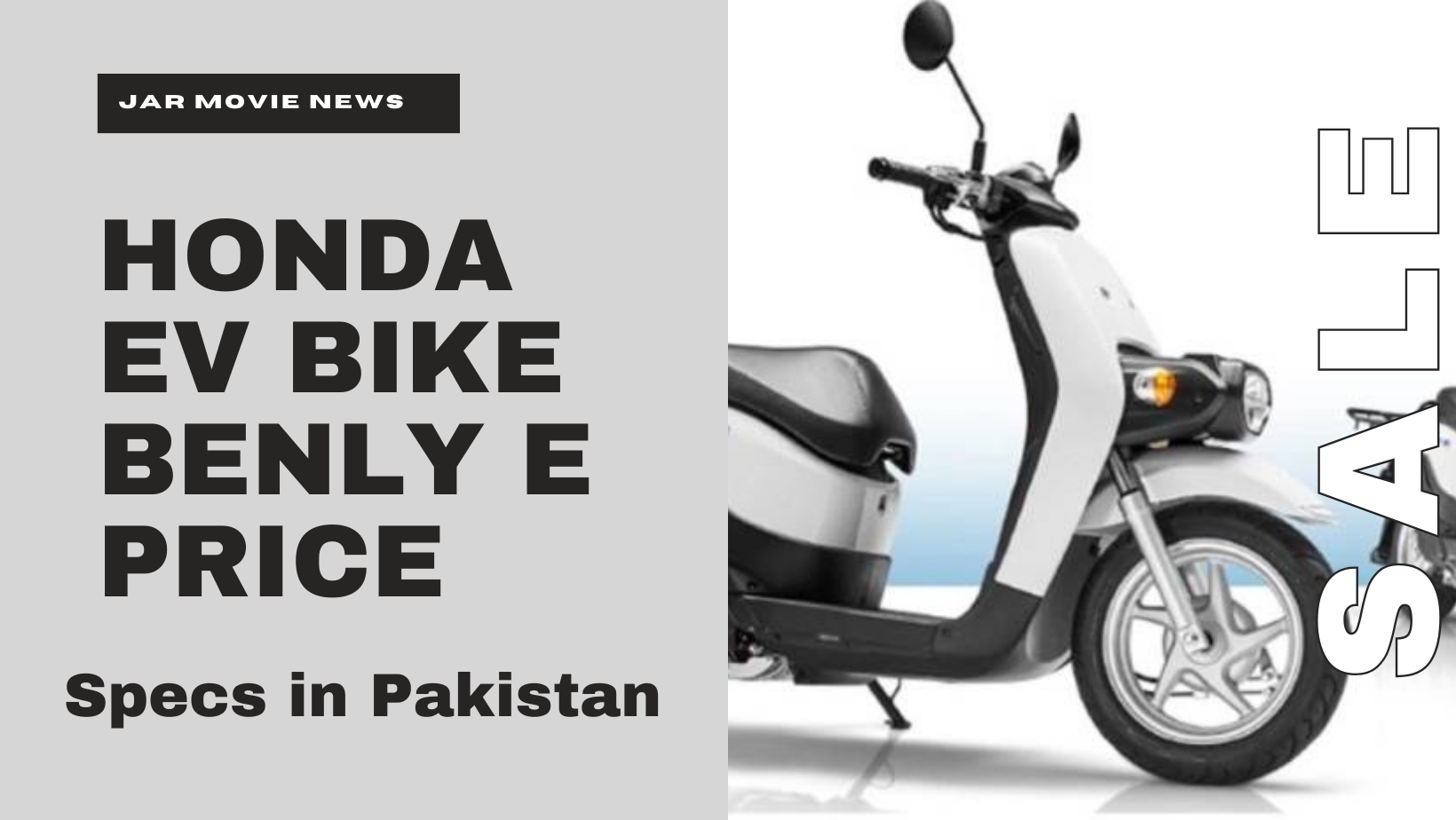 Honda EV bike BENLY e price, specs in Pakistan