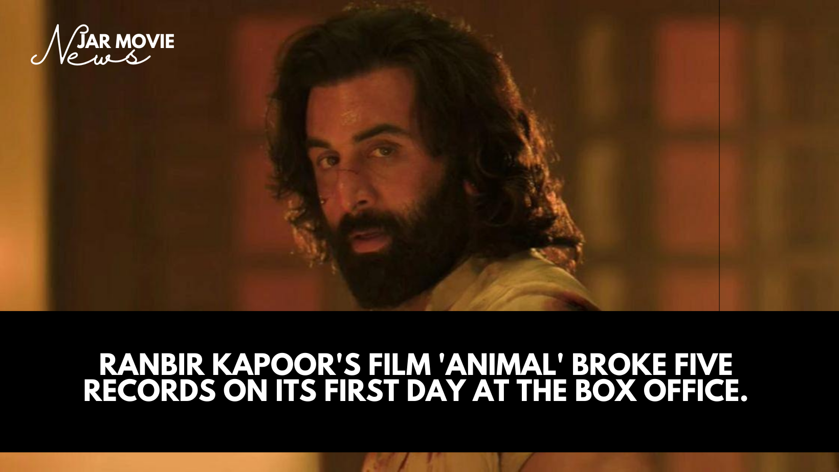 Ranbir Kapoor's film 'Animal' broke five records on its first day at the box office.