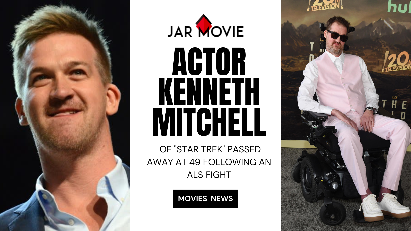 Actor Kenneth Mitchell of Star Trek passed away at 49 following an ALS fight